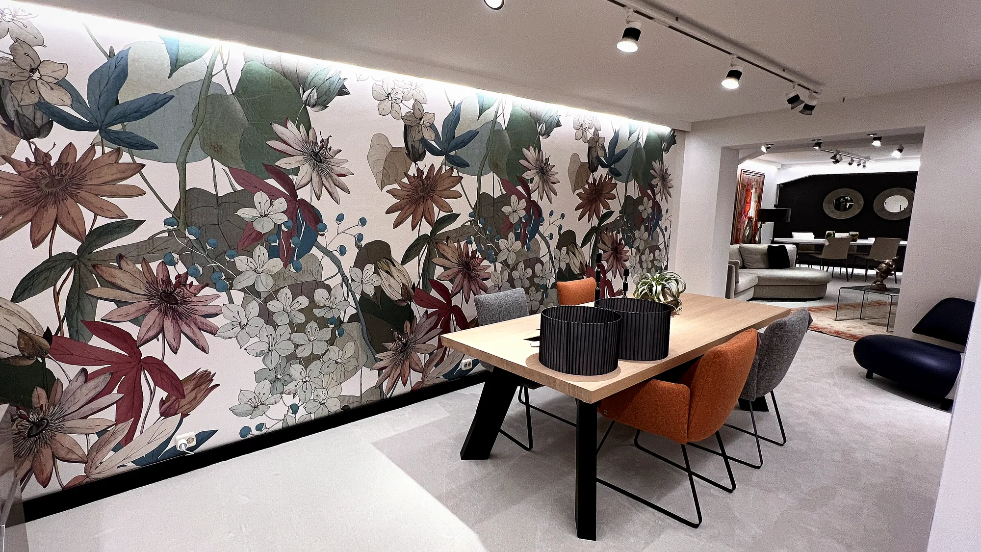 Sfeerbeeld uit de Heida showroom bij Set van 2 zwarte barkrukken