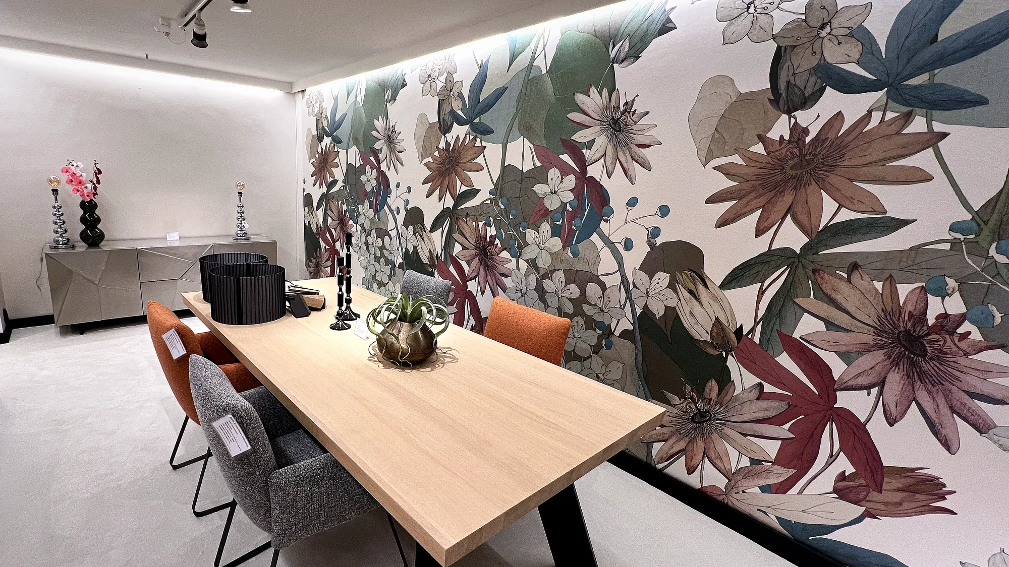 Sfeerbeeld uit de Heida showroom bij Set van 2 zwarte barkrukken