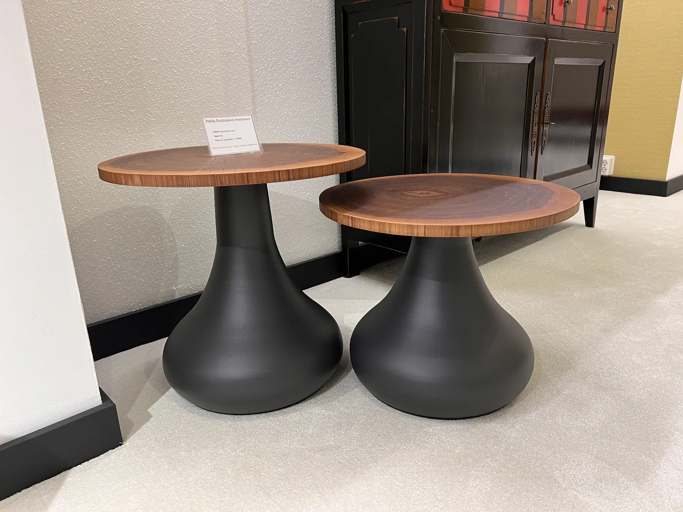 Sfeerbeeld uit de Heida showroom bij Rio salontafel