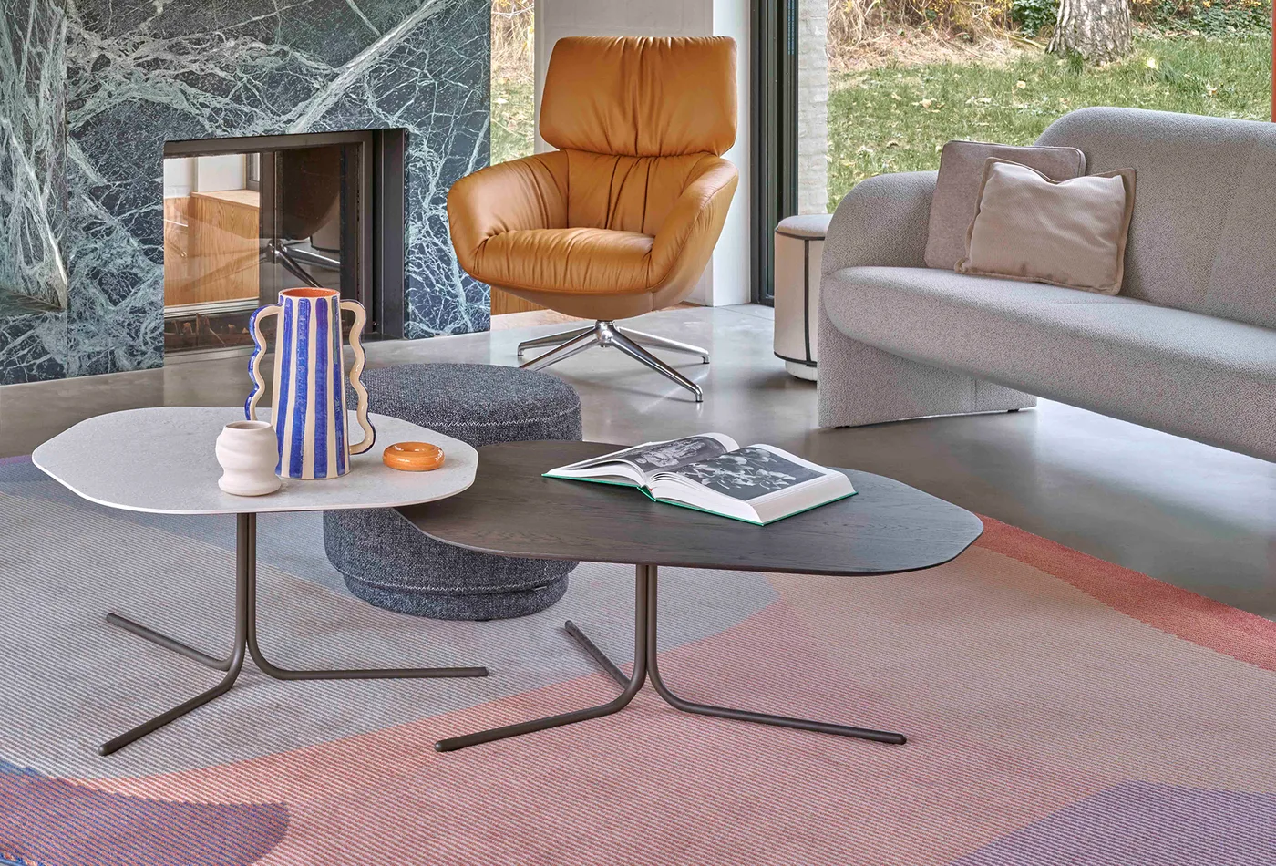 Leolux Foliage karpet met organische grafische vormen