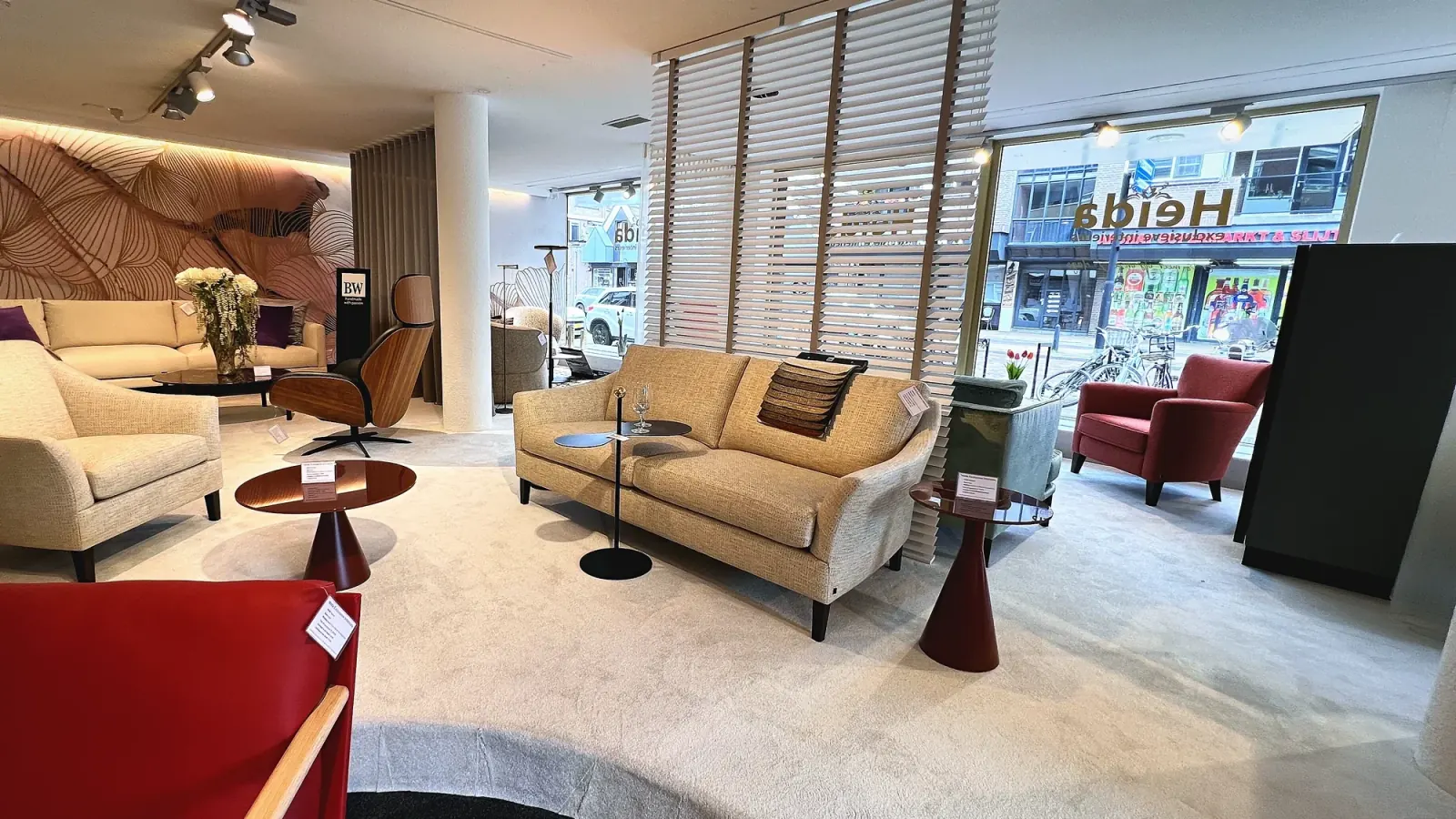 Raamdecoratie bij Heida Interieurs