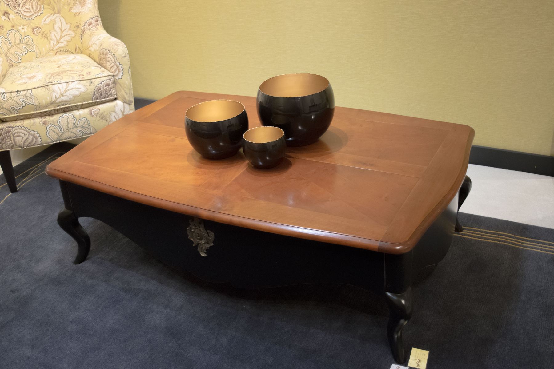Salontafel Loft van Michel Ferrand - Kersenhout met Zwart